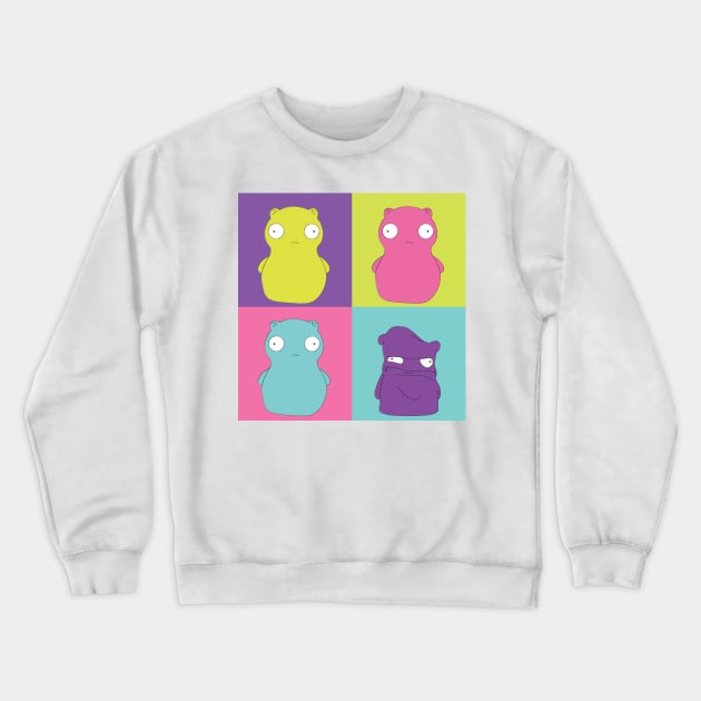 Kuchi Goes Pop Crewneck Sweatshirt by gaysondesigns